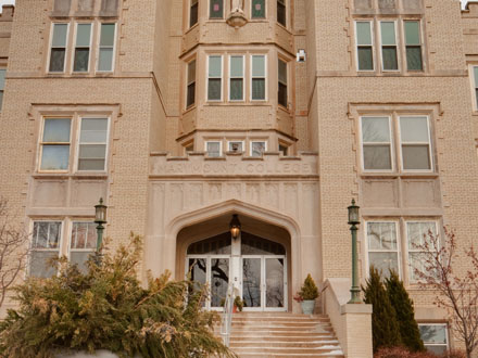 Access office 102 through the main entrance